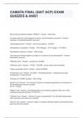 CAMATA FINAL &lpar;SAIT ACP&rpar; EXAM QUIZZES & ANS&excl;&excl;