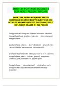 BIOD 121 PORTAGE MODULE 3 2024 MOST RECENT UPDATE  EXAM TEST GUIDELINES &lbrack;MOST TESTED QUESTIONS&rsqb; COMPREHENSIVE QUESTIONS AND DETAILED ANSWERS &lpar;SOLVED QUESTIONS&rpar; GET IT 100&percnt; RIGHT&sol; GRADED A&plus; ALL PASSED