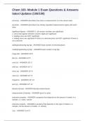 Chem 103- Module 1 Exam Questions & Answers latest Updates &lpar;100&sol;100&rpar;