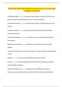 EDF 6225 FOUNDATIONS OF ABA FINAL EXAM with Complete Solution&excl;&excl;