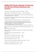 NURS 5335 Exam Latest Package Deal