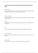 Activity Director Certification Midterm Exam Question and Answers  2024