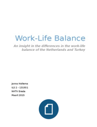 Paper: An insight in the differences in the work-life balance of the Netherlands and Turkey