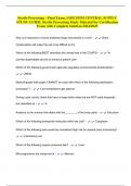 Sterile Processing - Final Exam&comma; IAHCSMM CENTRAL SUPPLY STUDY GUIDE&comma; Sterile Processing Study Material for Certification Exam with Complete Solution 2024&sol;2025