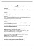 URBS 230  EXAMS BUNDLE &vert; Questions with 100&percnt; Correct Verified Answers