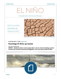 El Niño m.b.t. het broeikaseffect.