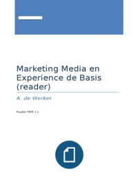 Marketing Media en Experience Reader 1.1