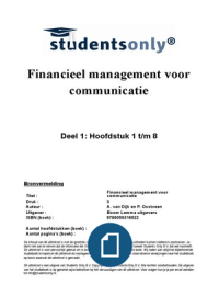 Financieel management voor communicatie