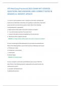 ATI Med Surg Proctored 2023 EXAM WIT VERIFIED QUESTIONS AND ANSWERS 100&percnt; CORRECT RATED & GRADED A&plus; NEWEST UPDATE