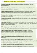PCA Exam Insects Mites and Invertebrates Q&A 2024 Updated Graded A&plus;