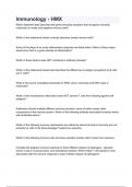 Immunology - HMX Questions with 100&percnt; Correct Answers Verified Latest Update 2024