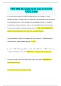 TNT 700&period;5A Questions and Answers  100&percnt; Pass