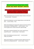NIC ESTHETICS PRACTICE TEST EXAM 2024 MOST RECENT UPDATE  MOST TESTED COMPREHENSIVE QUESTIONS AND VERIFIED CORRECT ANSWERS GRADE A&plus; &lbrack;CERTIFIED STUDY GUIDE&rsqb; GET IT RIGHT&comma;&comma;&comma;Alpha