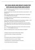 DCF CHILD ABUSE AND NEGLET &lpar;CAAN&rpar; TEST  WITH SOLVED SOLUTIONS 2024 UPDATE