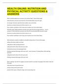 HEALTH ONLINE BUNDLED EXAMS