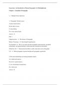 Test Bank in Conjunction with Geosystems An Introduction to Physical Geography&comma;Christopherson&comma;9e