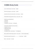 CCBMA Study Guide With Complete Questions And Answers 100&percnt; Verified&period;