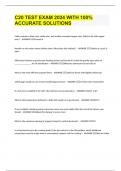 C20 TEST EXAM 2024 WITH 100&percnt; ACCURATE SOLUTIONS
