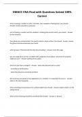 DMACC CNA Final with Questions Solved 100&percnt; Correct