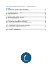 Samenvatting 'Abnormal Psychology' 7e druk&comma; BPOP