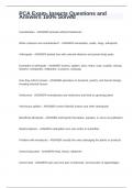 PCA Exam- Insects Questions and Answers 100&percnt; Solved