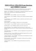 INDUS FINAL UPDATED Exam Questions  and CORRECT Answers