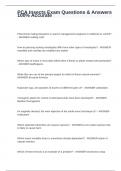 PCA Insects Exam Questions & Answers 100&percnt; Accurate