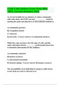 FLSE II 4th Edition Exam Prep With 100&percnt; Correct Answers 2023