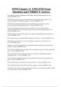 ITPM   Bundled Exam Questions Package with Correct Answers