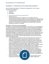 Samenvatting H6H7H8 Beroepsethiek