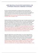 AHIP 2024 FINAL EXAM TEST QUESTIONS AND ANSWERS UPDATED &lpar;VERIFIED ANSWERS&rpar;