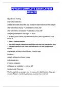 PSYC210 COMPLETE EXAM LATEST UPDATE