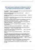 TEST BANK NANCY CAROLINE&rsquo;S EMERGENCY CARE IN THE STREETS 9TH EDITION BY NANCY L&period; CAROLINE