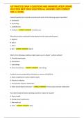 AST PRACTICE EXAM 5 QUESTIONS AND ANSWERS LATEST UPDATE 2023&sol;2024 BEST EXAM SOLUTION ALL ANSWERS 100&percnt; CORRECT FOR A&plus; SCORE&period;
