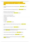 AST PRACTICE EXAM &num;6 QUESTIONS WITH CORRECT ELABORATED ANSWERS BEST GRADED A&plus; FOR EXCELLENT PASS&period;