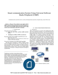 Smart Communication System Using USRP