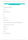 MAT136 EXAM 1 STUDY GUIDE &vert; Exam Actual Questions and Answers Latest Updated 2024&sol;2025 &lpar;Graded A&plus;&rpar;