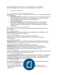 Samenvatting boek Bedrijfseconomie voor het besturen van organisaties