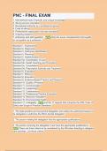 PNC - FINAL EXAM Questions and Answers with complete actual solution &lpar;1&rpar;