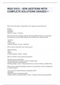WGU D415 Software Defined Networking &vert; Practice Questions&comma; Answers & Study Guide