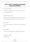 J375 Chapter 3 Questions & Correct  Answers &vert; Grade A&plus;