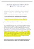 ADVANCED PHARMACOLOGY NSG 533 2024 QUESTIONS WITH ANSWERS