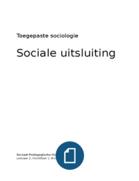 Social Exclusion / Sociale uitsluiting Nederlandse samenvatting