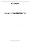 FAC2601 SUMMARISED NOTES