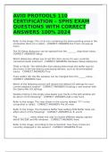 AVID PROTOOLS 110 CERTIFICATION &ndash; SPHS EXAM QUESTIONS WITH CORRECT ANSWERS 100&percnt; 2024