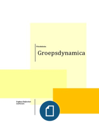 Samenvatting van het handboek groepsdynamica Jan Remmerswaal