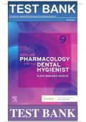 Test Bank for Applied Pharmacology for The Dental Hygienist 9th Edition by Elena Bablenis Haveles&comma; All Chapter 1-26&comma; A&plus; guide&period; 9780323798631