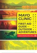 Mayo Clinic First-Aid Guide for Outdoor Adventures 2024 with complete solution by by Neha P&period; Raukar M&period;D&period; M&period;S