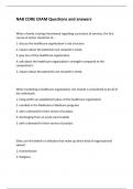 NAB CORE EXAM