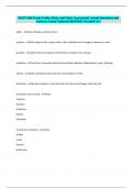 Package deal&colon;&colon;  NUFT  Exams &vert; Actual Questions And Answers Latest Updated 2024&sol;2025 &lpar;Graded A&plus;